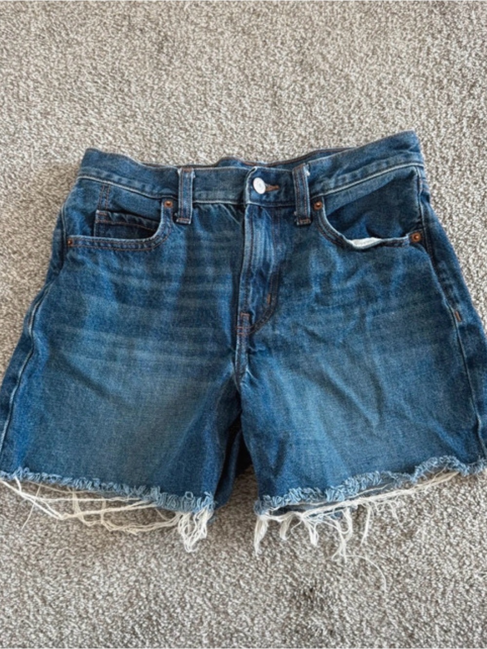 Old Navy Distressed Denim Cutoff Shorts - Blue
